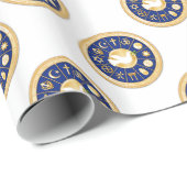 Papier Cadeau La colombe de la paix (Coin rond)