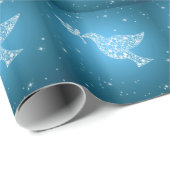 Papier Cadeau La colombe de la paix (Coin rond)