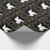 Papier Cadeau La colombe de Noël de Noël (Coin)