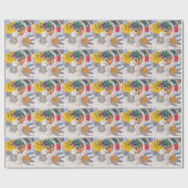 Papier Cadeau La courbe dominante de Kandinsky Abstraite (Plat)