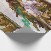 Papier Cadeau La création d'Adam par Michel-Ange (Coin)