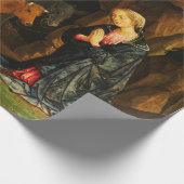 Papier Cadeau La crèche de Noël de la Sainte Famille (Coin)