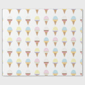 Papier Cadeau La Crème de glace (Plat)