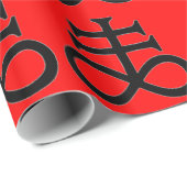 PAPIER CADEAU LA CROIX DE SATAN (Coin rond)