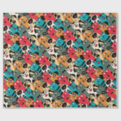 Papier Cadeau La Crowd of cats (Plat)