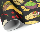 Papier Cadeau La cuisine mexicaine (Coin rond)