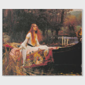Papier Cadeau La Dame de Shalott John William Waterhouse (Plat)