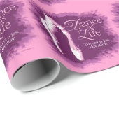 Papier Cadeau La danse est la vie (Coin rond)