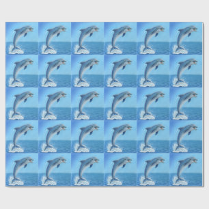 Papier Cadeau La danse silencieuse du dauphin
