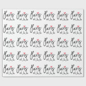 Papier Cadeau La de La de Paris oh (Plat)