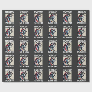 Papier Cadeau La démocratie n'a pas le statut de reine Librety U