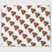 Papier Cadeau La dunette Emoji d'amour font face ! (Plat)