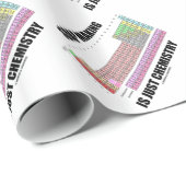 Papier Cadeau La fabrication de savon est juste chimie (le (Coin rond)