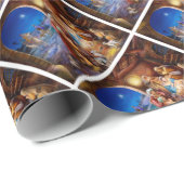 Papier Cadeau La famille sainte (Coin rond)