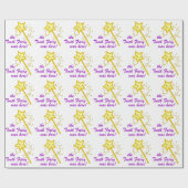 Papier Cadeau La fée des dents était là (Plat)