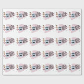 Papier Cadeau La femme de ménage de l'hôtesse Snarky dit : (Plat)