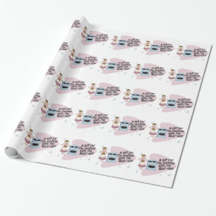 Papier Cadeau La femme de ménage de l'hôtesse Snarky dit :