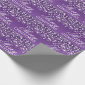 Papier Cadeau La ficelle de vacances de Joyeux Noël allume le (Coin)