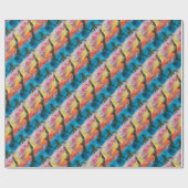 Papier Cadeau La fille (Plat)