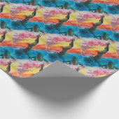 Papier Cadeau La fille (Coin)