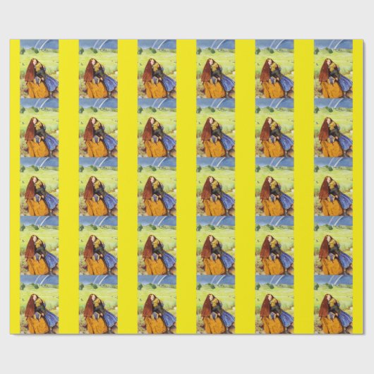 Papier Cadeau La Fille aveugle de John Everett Millais (Plat)