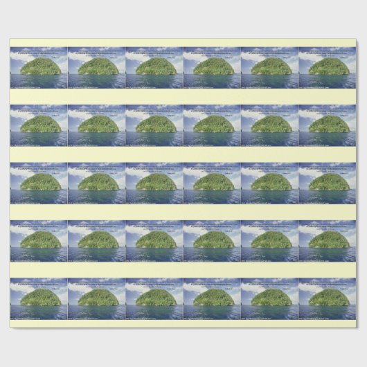 Papier Cadeau La foi aiment une graine de moutarde (Plat)