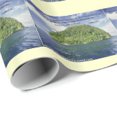 Papier Cadeau La foi aiment une graine de moutarde (Coin rond)