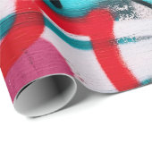 Papier Cadeau La force dans la vérité graffiti (Coin rond)