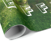 Papier Cadeau La Forêt avec ton nom (Coin rond)