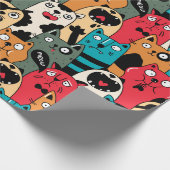 Papier Cadeau La foule des chats (Coin)