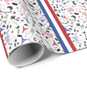 Papier Cadeau La France de Vive (Coin rond)