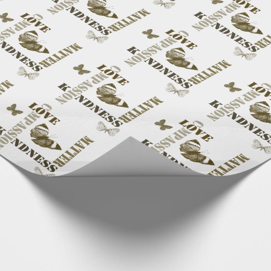 Papier Cadeau La gentillesse compte (Coin)