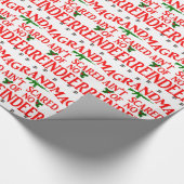 Papier Cadeau La grand-maman obtenue a couru plus de (Coin)