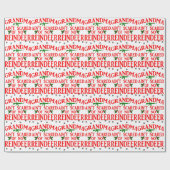 Papier Cadeau La grand-maman obtenue a couru plus de (Plat)