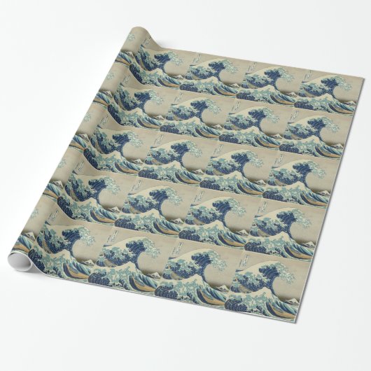 Papier Cadeau La Grande Vague (Déroulé)