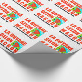 Papier Cadeau La Guyane selon Macron est une île (Coin)