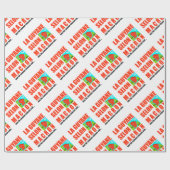 Papier Cadeau La Guyane selon Macron est une île (Plat)