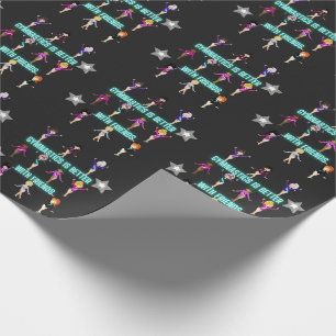 Papier Cadeau La Gymnastique Est Mieux Avec Les Amis