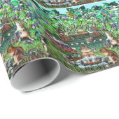 Papier Cadeau La joie de Jam (Coin rond)