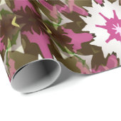 Papier Cadeau La joie du rose... (Coin rond)