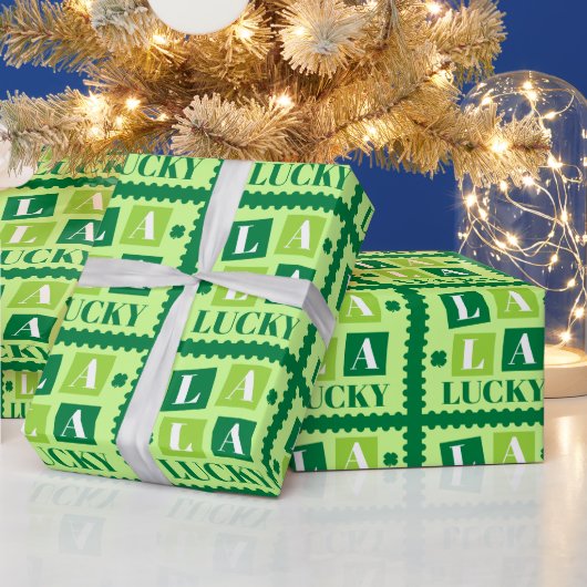 Papier Cadeau La La Lucky Saint-Patrick (Vacances)