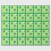 Papier Cadeau La La Lucky Saint-Patrick (Plat)