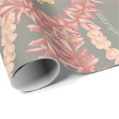Papier Cadeau Lā Lei par Wander With Aloha (Coin rond)