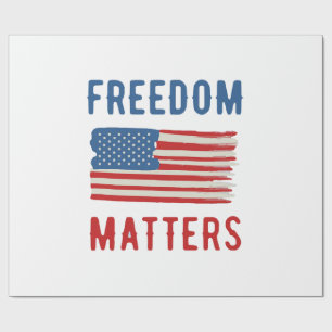 Papier Cadeau La liberté est importante