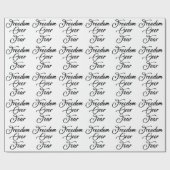 Papier Cadeau La liberté face à la peur (Plat)