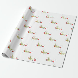 Papier Cadeau La livraison de Noël de colibri