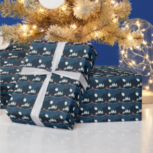 Papier Cadeau La magie de Noël du Père Noël
