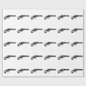 Papier Cadeau La main et l'arme à feu de la femme (Plat)