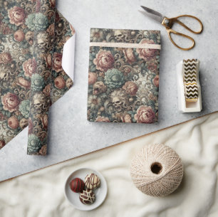 Papier Cadeau La malédiction du botaniste - Floral victorien got