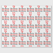 Papier Cadeau la meilleure mère maman maman jamais (Plat)